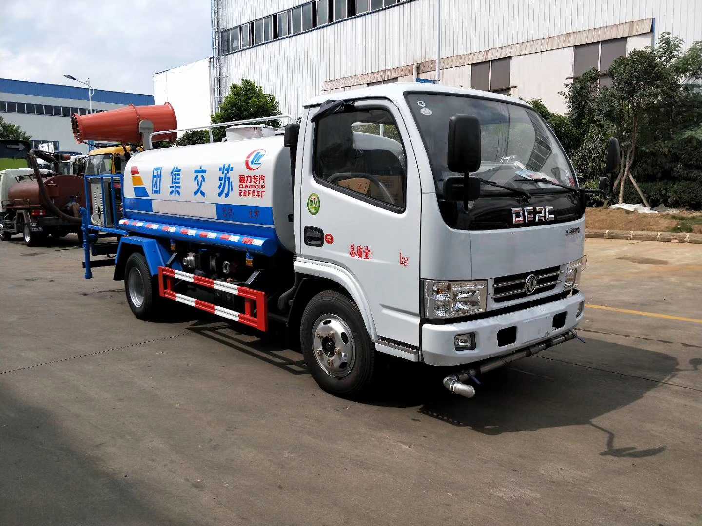 5-ton Dongfeng Mist Spray Dust Suppression Water Truck