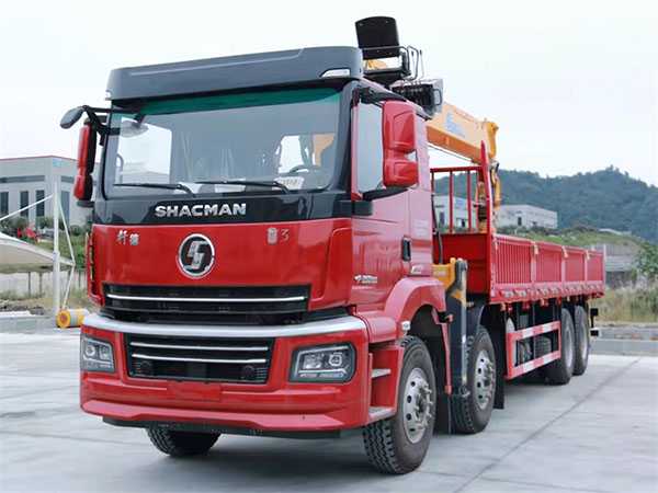 Shaanxi Automobile Xuan De Yi 3 front four rear eight mounted crane